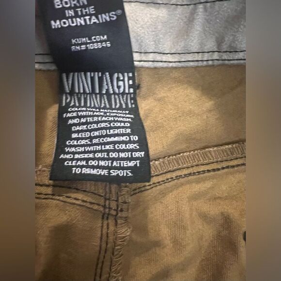 Kuhl Rydr vintage patina mens Black Denim Jeans pants size 38x32 - Picture 5 of 11